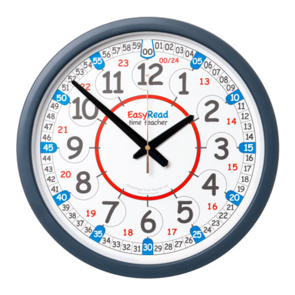 EasyRead Time Teacher 24 Hour Classroom Wall Clock Thumbnail